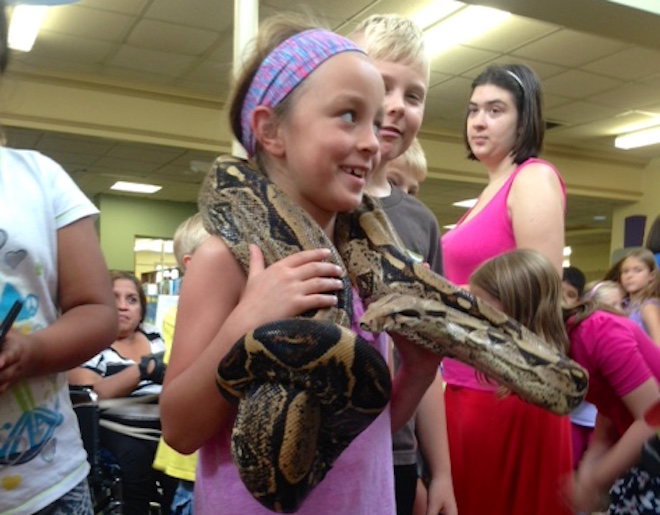 Snakes in a library – My Racine County